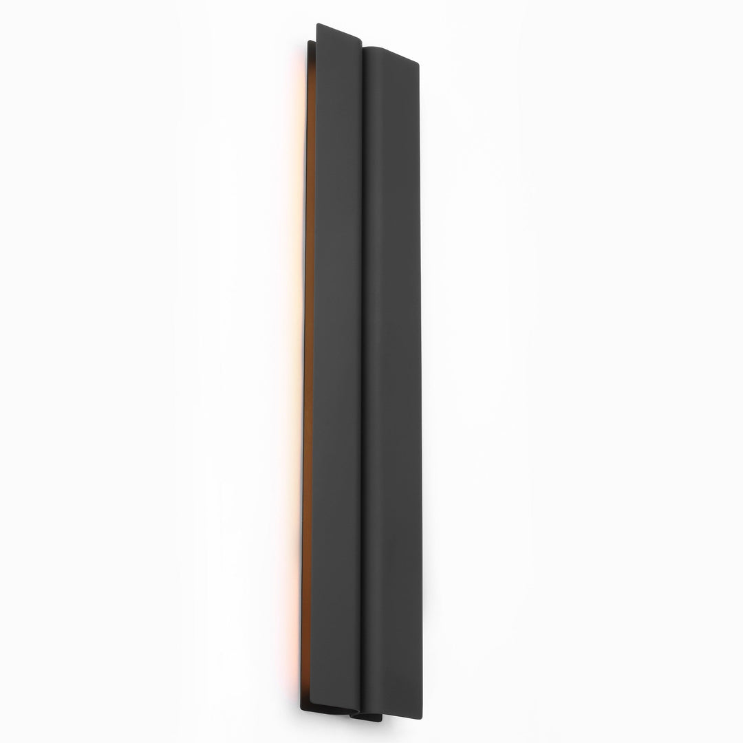 Cloak LED Vanity in Nightshade Black Visual Comfort Modern