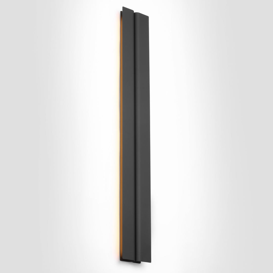 Cloak LED Vanity in Nightshade Black Visual Comfort Modern