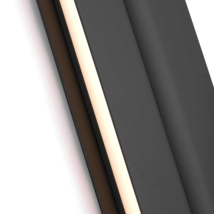 Cloak LED Vanity in Nightshade Black Visual Comfort Modern