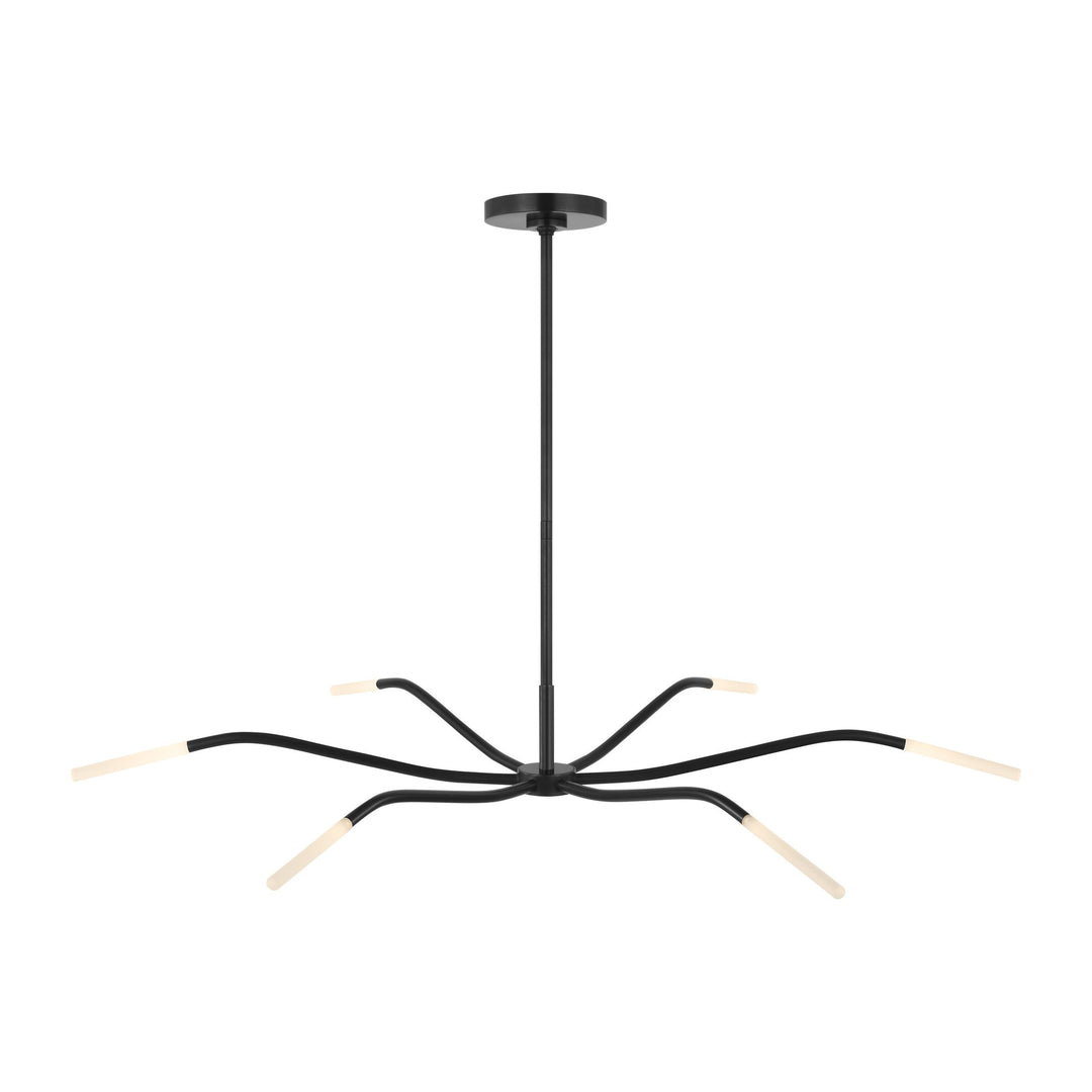 Lajos LED Chandelier in Bronze Visual Comfort Modern