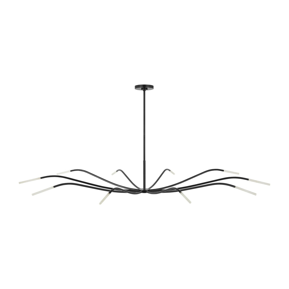 Lajos LED Chandelier in Bronze Visual Comfort Modern