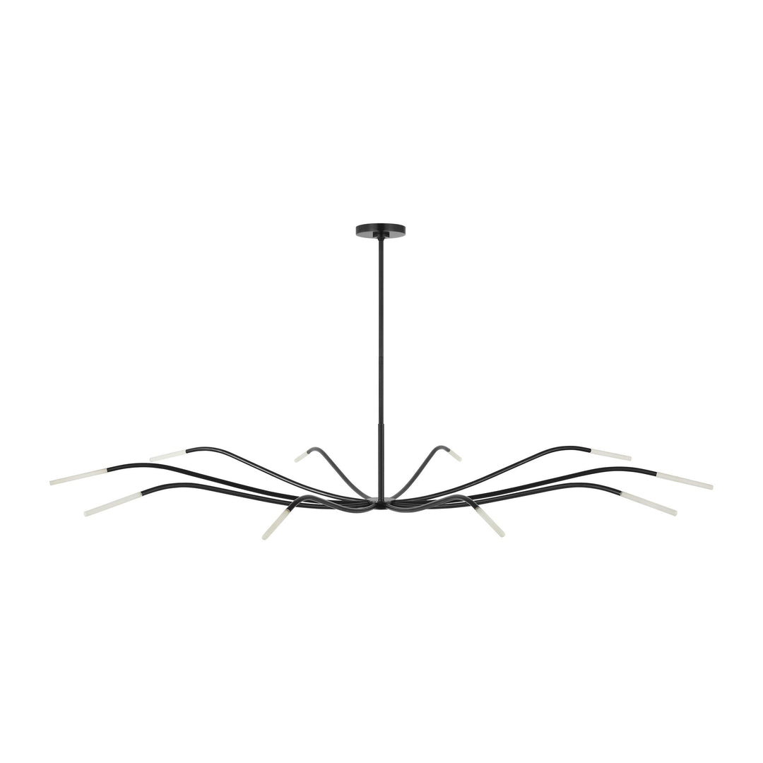 Lajos LED Chandelier in Bronze Visual Comfort Modern