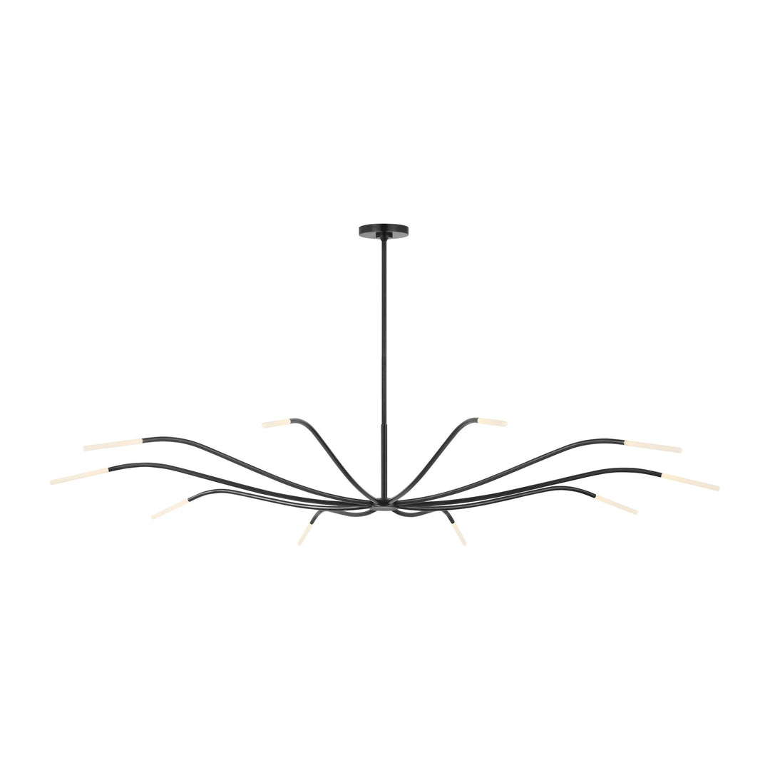 Lajos LED Chandelier in Bronze Visual Comfort Modern