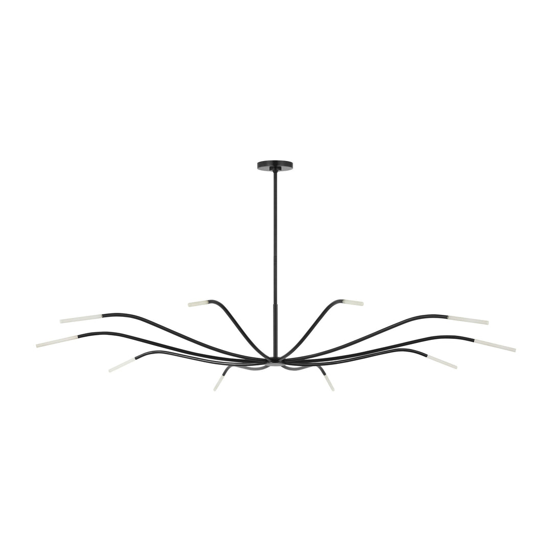 Lajos LED Chandelier in Bronze Visual Comfort Modern