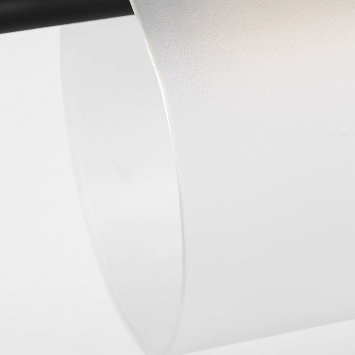 Trace LED Linear Chandelier in Nightshade Black Visual Comfort Modern