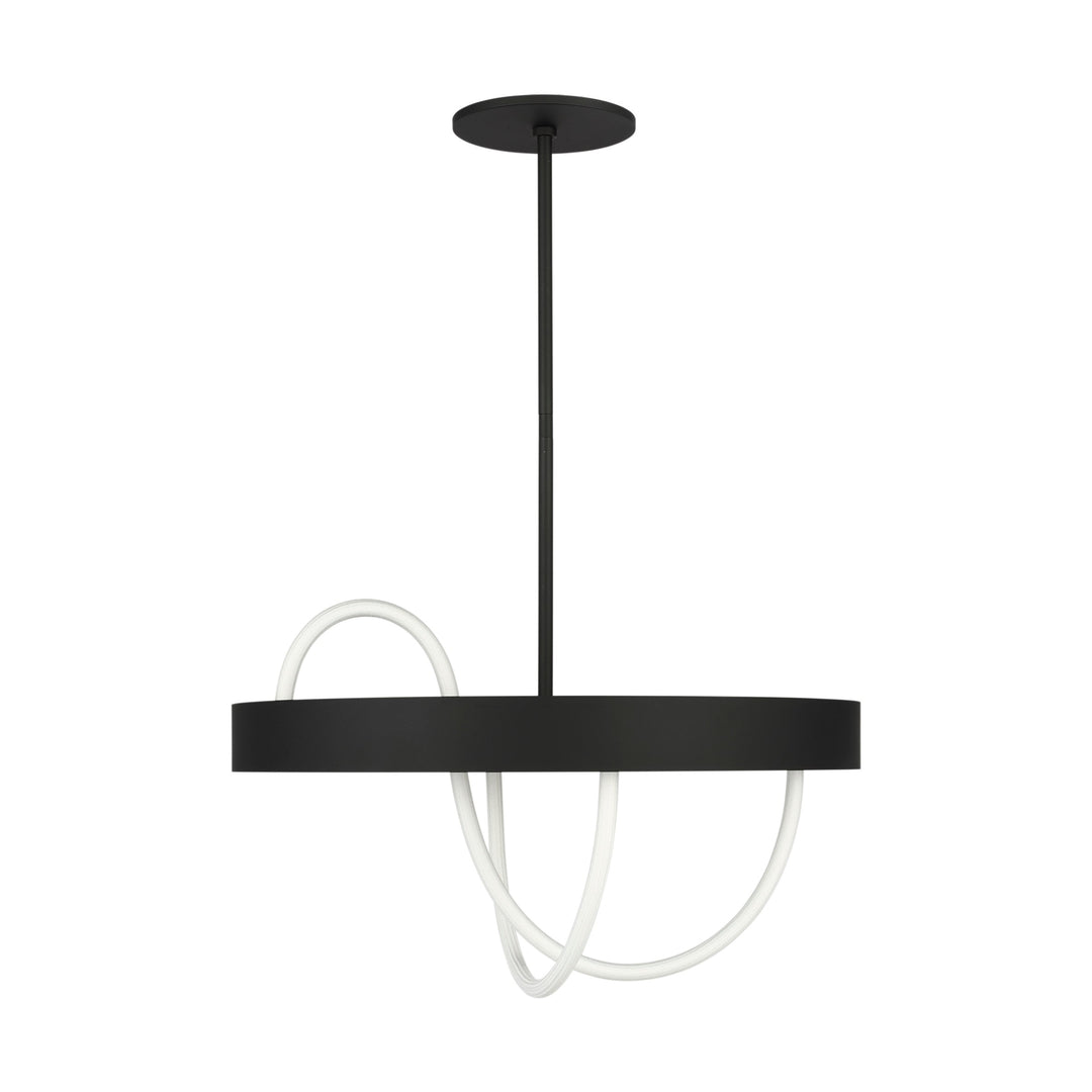 Uneri LED Chandelier in Nightshade Black Visual Comfort Modern