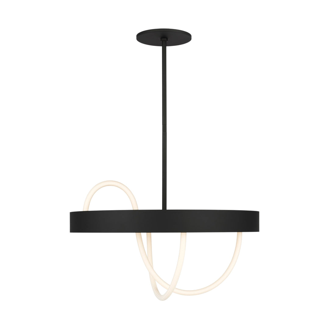 Uneri LED Chandelier in Nightshade Black Visual Comfort Modern