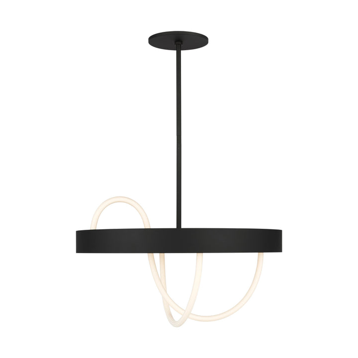 Uneri LED Chandelier in Nightshade Black Visual Comfort Modern