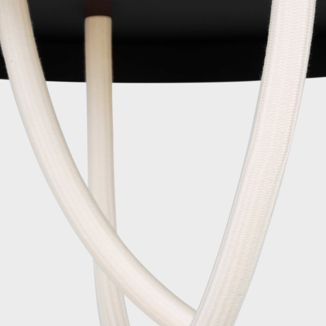 Uneri LED Chandelier in Nightshade Black Visual Comfort Modern