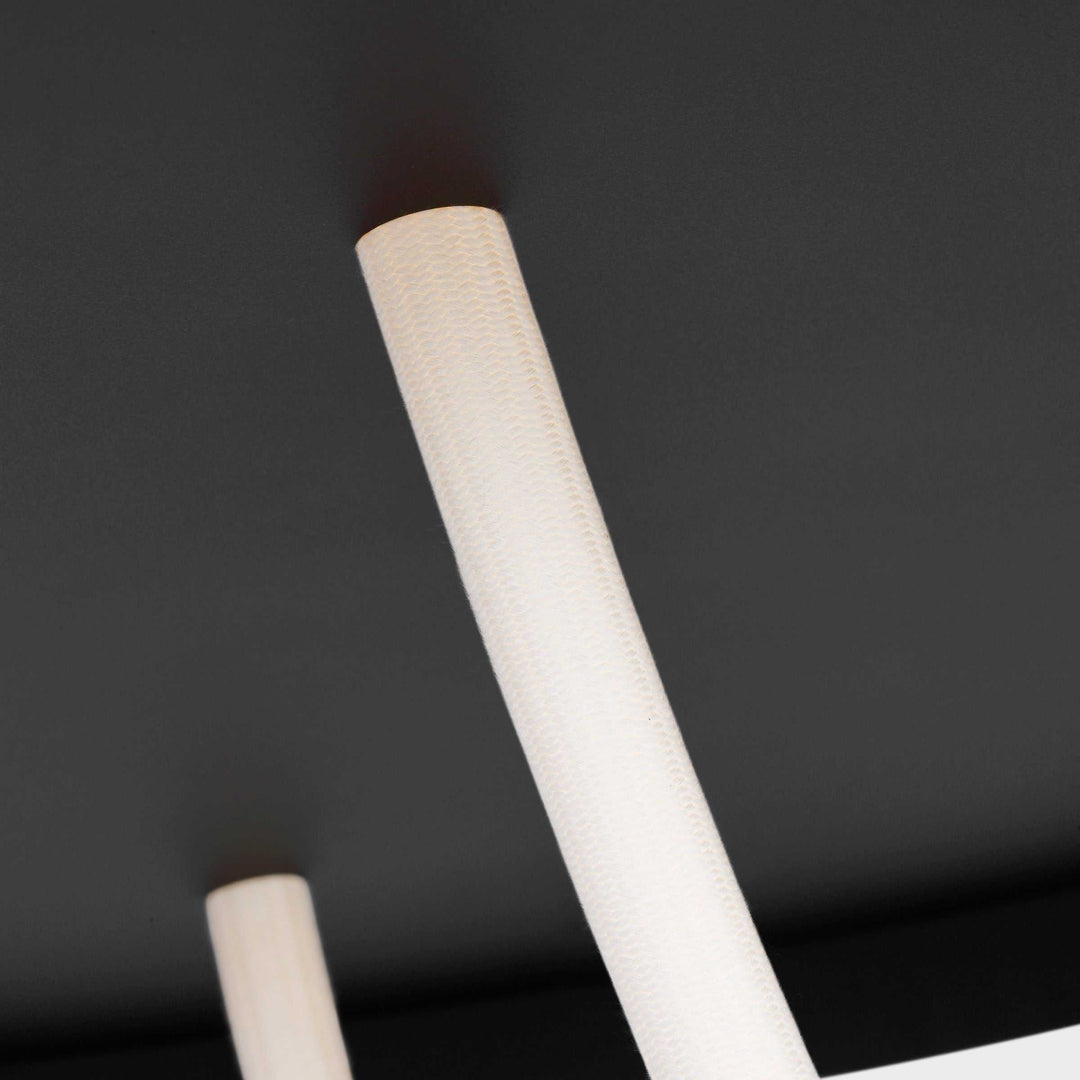 Uneri LED Chandelier in Nightshade Black Visual Comfort Modern