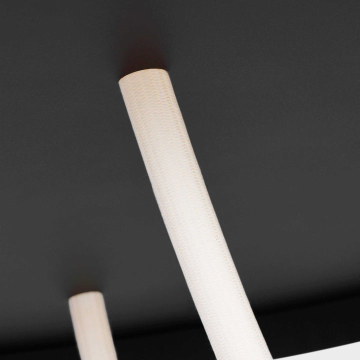 Uneri LED Chandelier in Nightshade Black Visual Comfort Modern