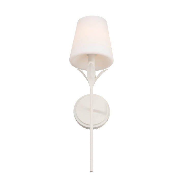Crystorama - 531-OP-MT - One Light Wall Sconce - Broche - Matte White