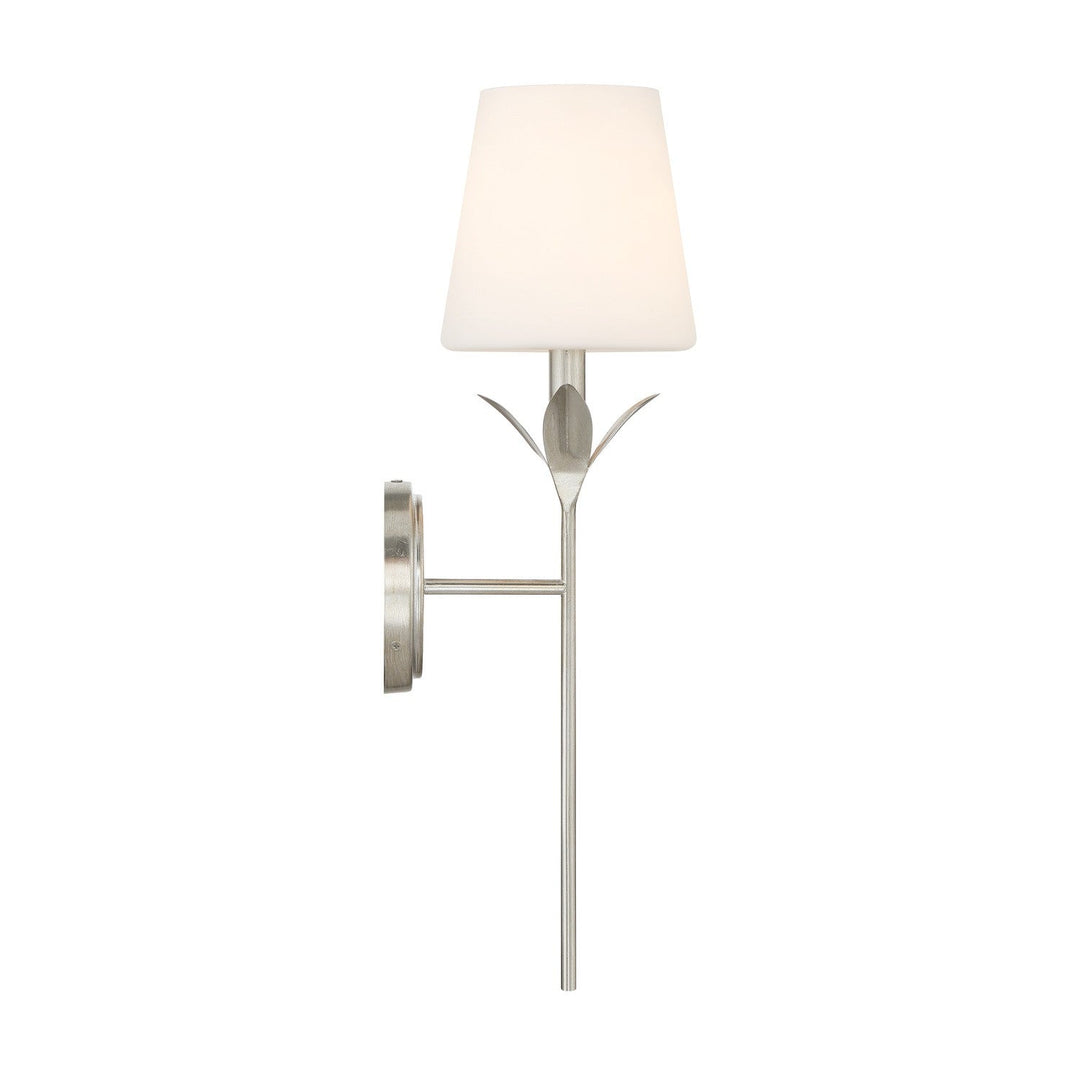 Crystorama - 531-OP-SA - One Light Wall Sconce - Broche - Antique Silver