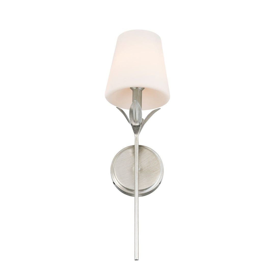 Crystorama - 531-OP-SA - One Light Wall Sconce - Broche - Antique Silver