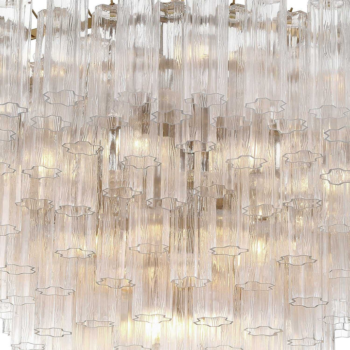 Addis 28 Light Chandelier in Aged Brass Crystorama