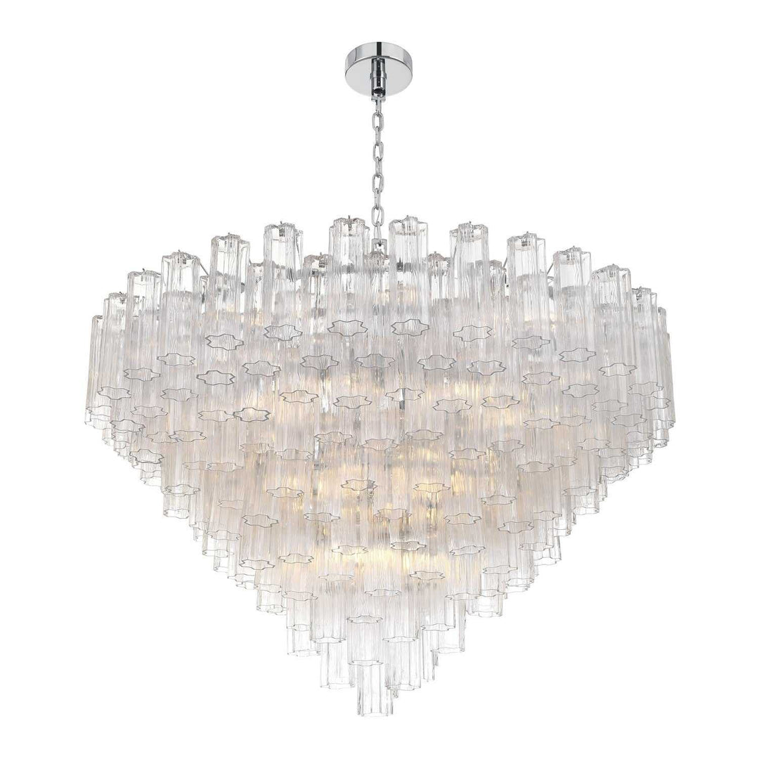 Crystorama - ADD-327-CH-CL - 28 Light Chandelier - Addis - Polished Chrome