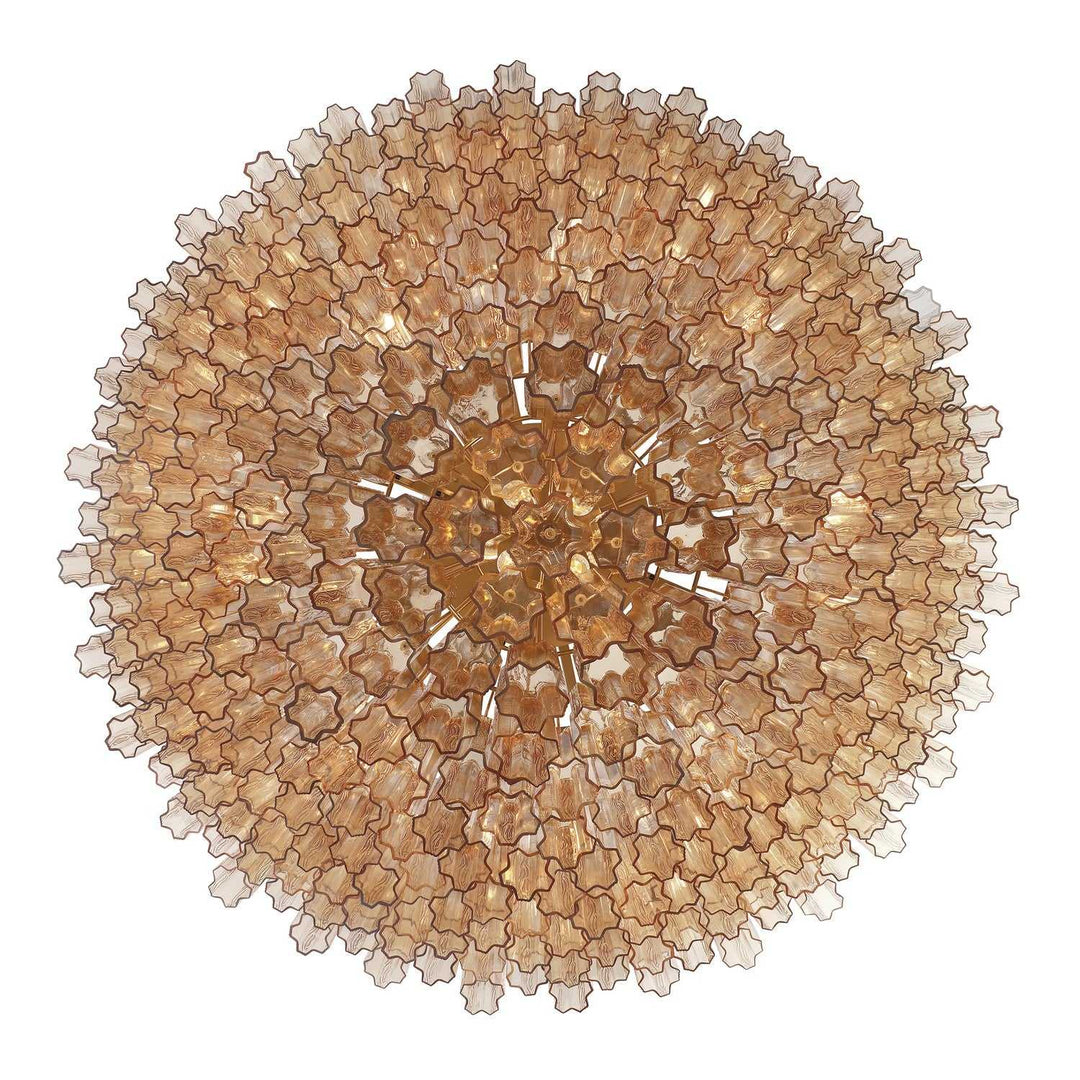 Crystorama - ADD-329-AG-AM - 40 Light Chandelier - Addis - Aged Brass