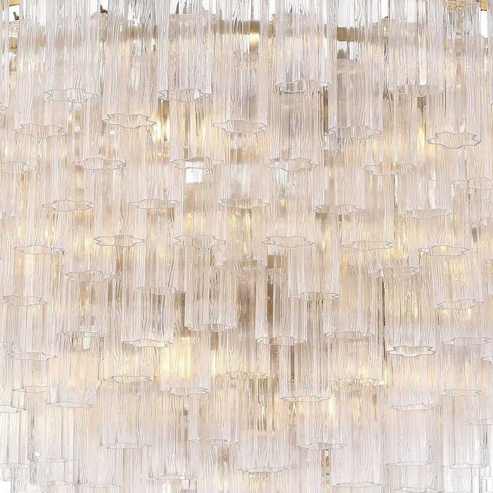 Addis 40 Light Chandelier in Aged Brass Crystorama