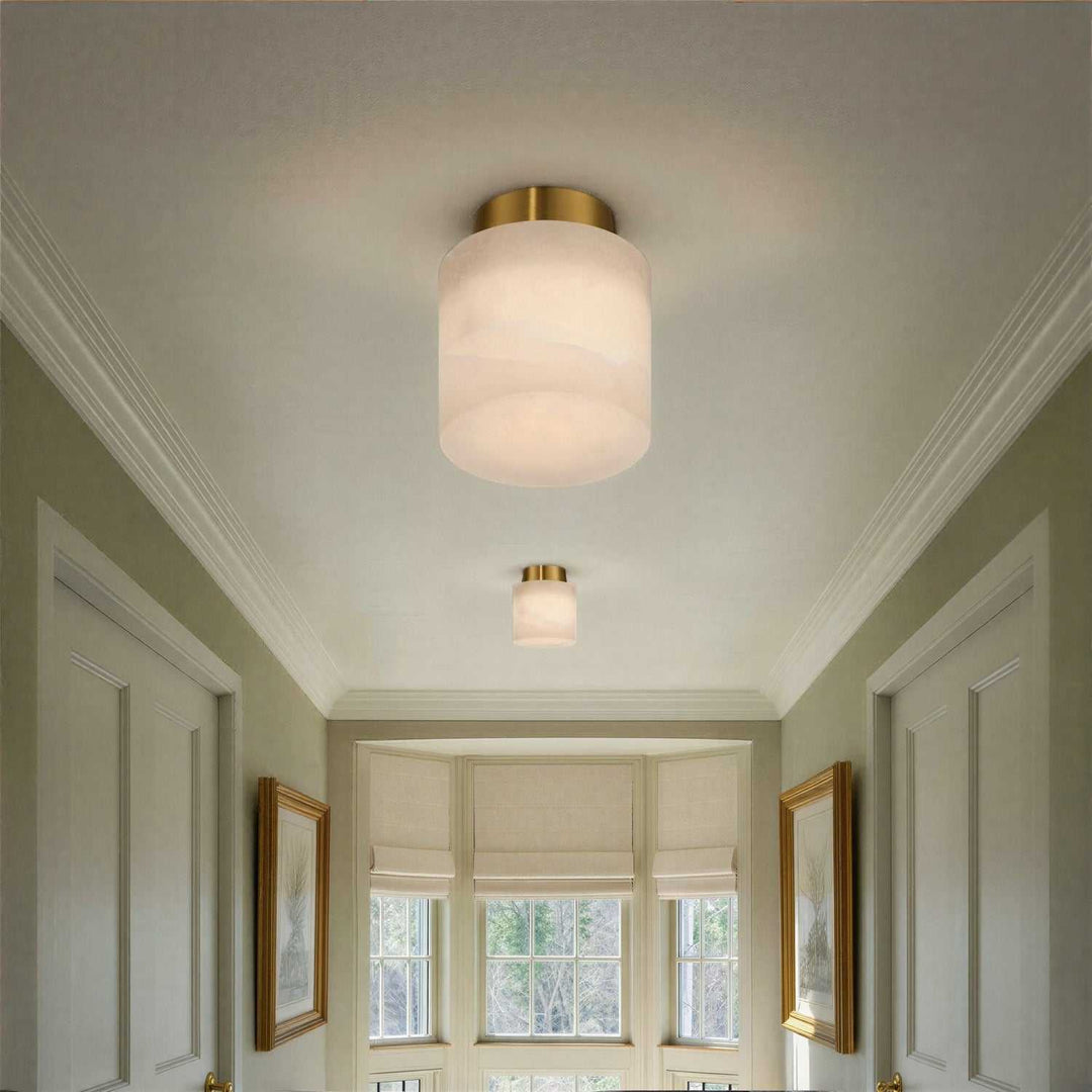 Crystorama - AME-400-AG - One Light Semi Flush Mount - Acme - Aged Brass