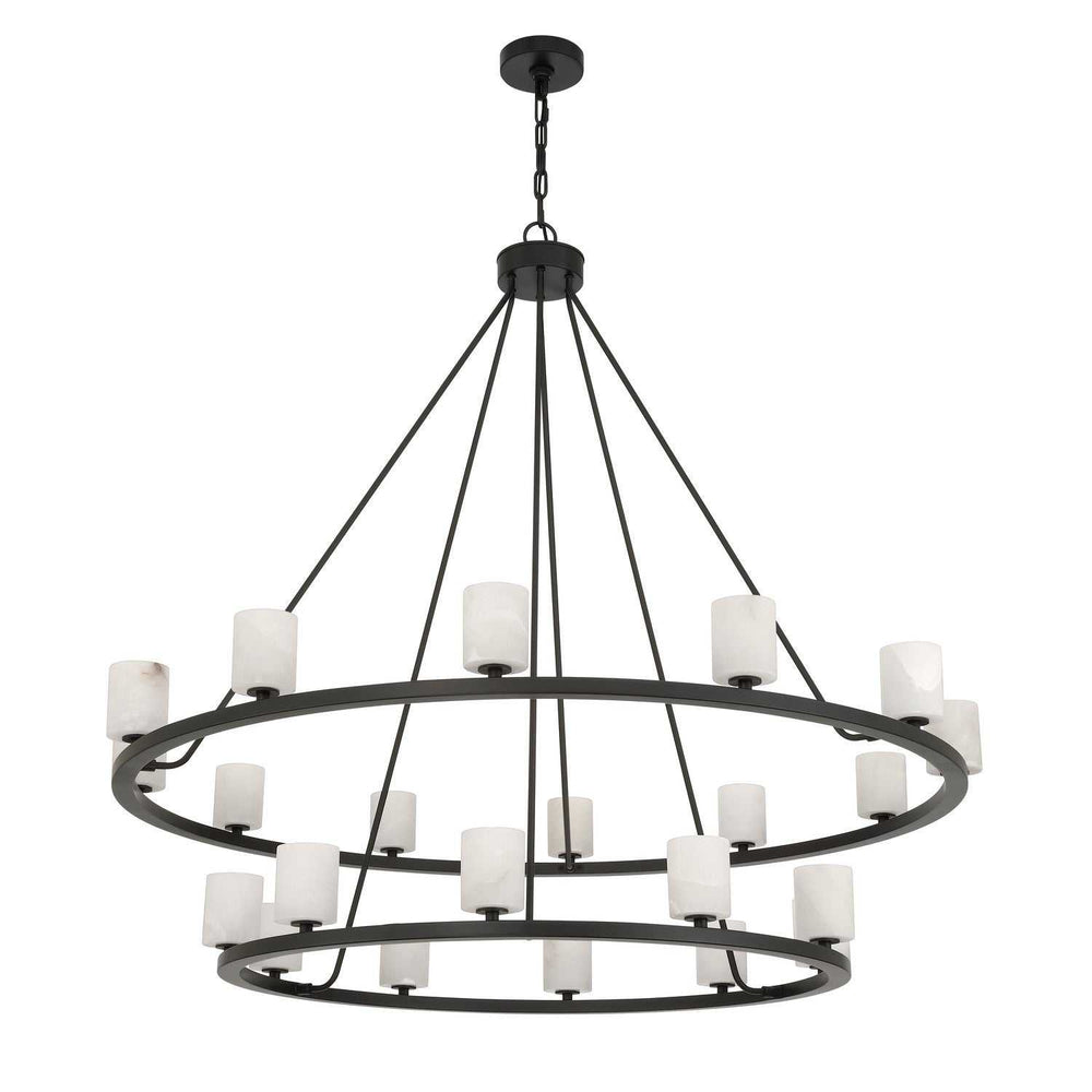 Crystorama - ARA-10268-MK-ST - LED Chandelier - Aragon - Matte Black