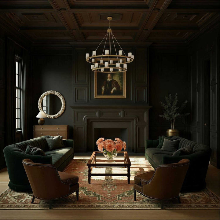 Crystorama - ARA-10268-SB-ST - LED Chandelier - Aragon - Soft Brass