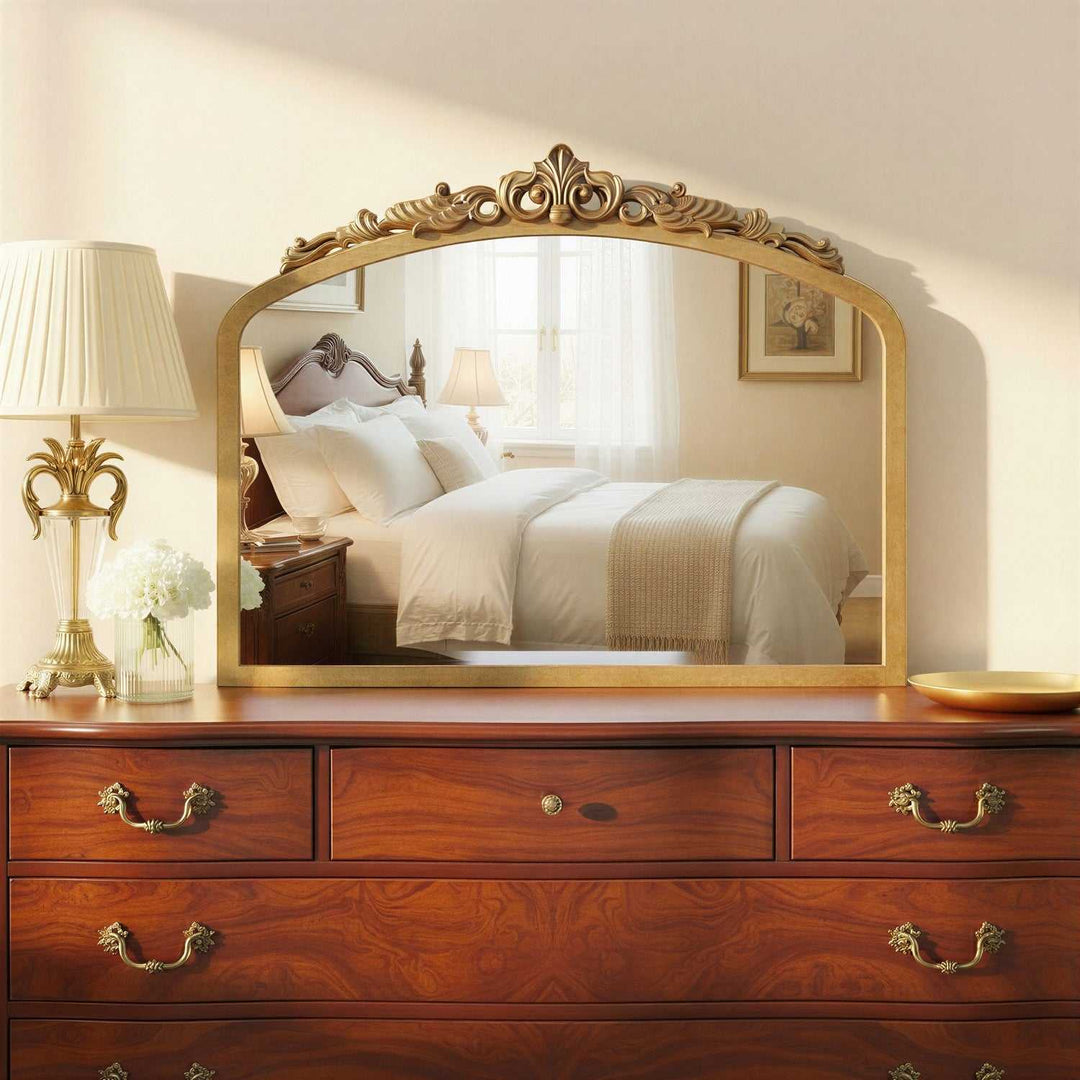 Crystorama - ARN-M701-BB - Mirror - Arden - Burnished Brass