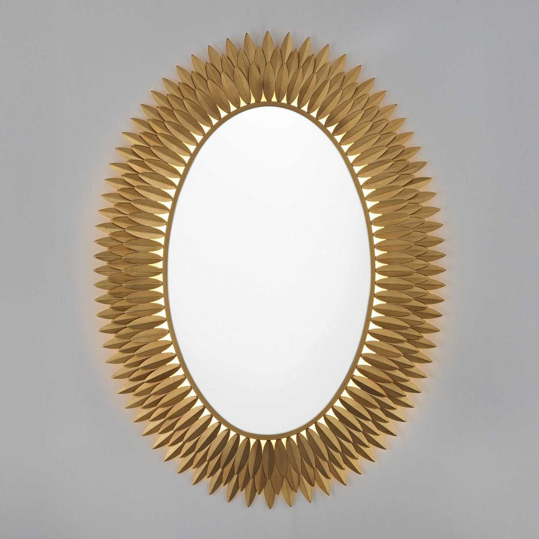 Crystorama - BRH-M500-GA - LED Mirror - Broche - Antique Gold