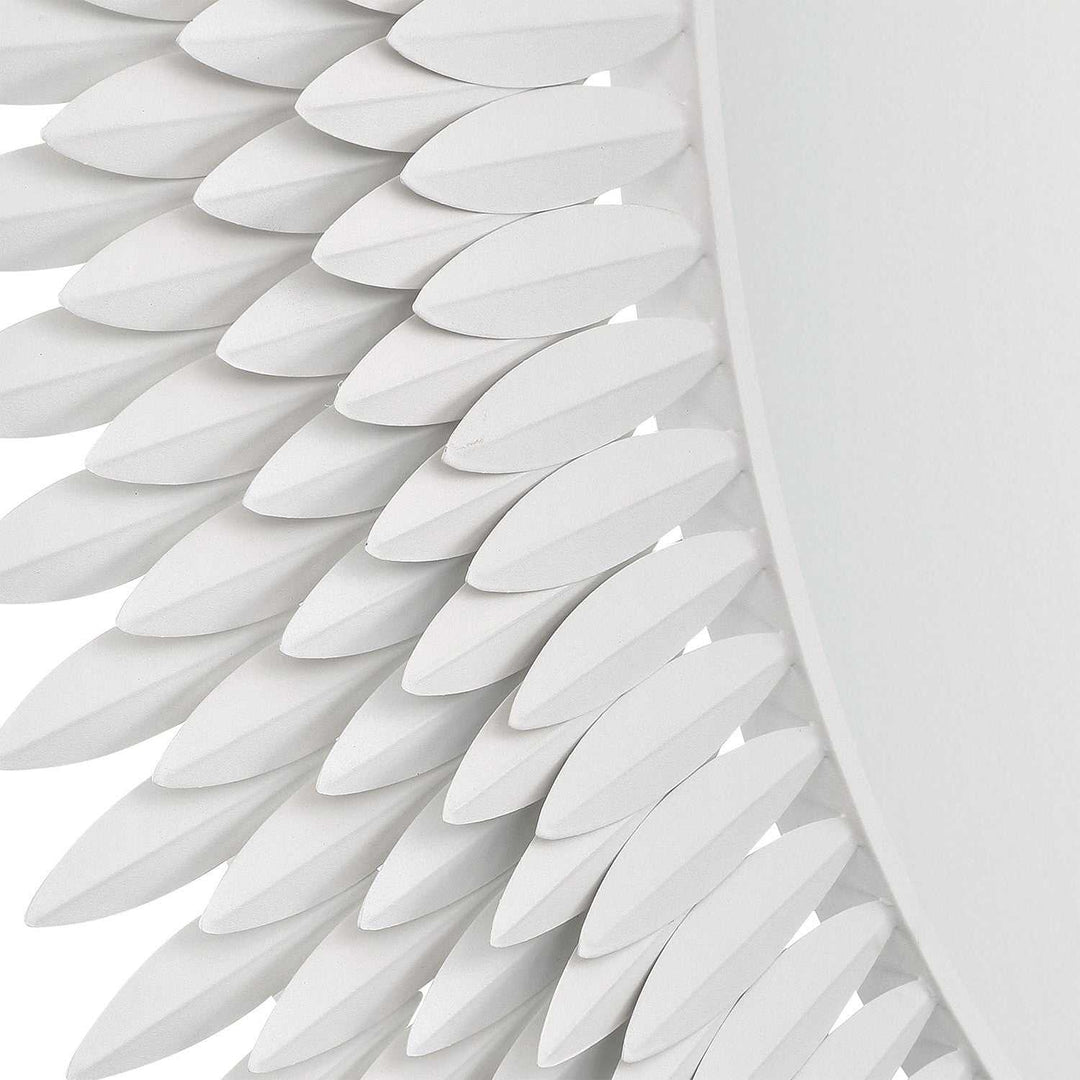 Crystorama - BRH-M546-MT - Mirror - Broche - Matte White