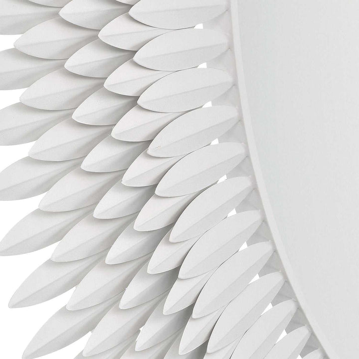 Crystorama - BRH-M546-MT - Mirror - Broche - Matte White