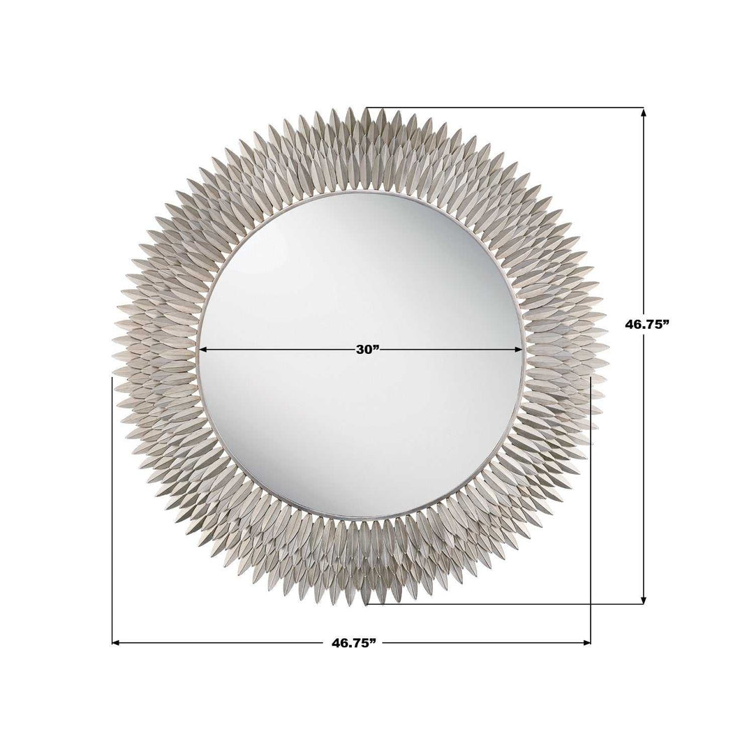 Crystorama - BRH-M546-SA - Mirror - Broche - Antique Silver