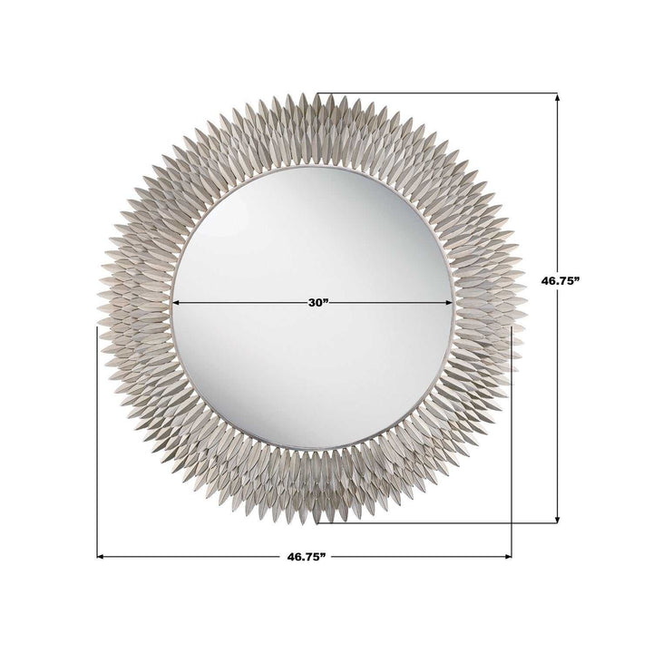 Crystorama - BRH-M546-SA - Mirror - Broche - Antique Silver