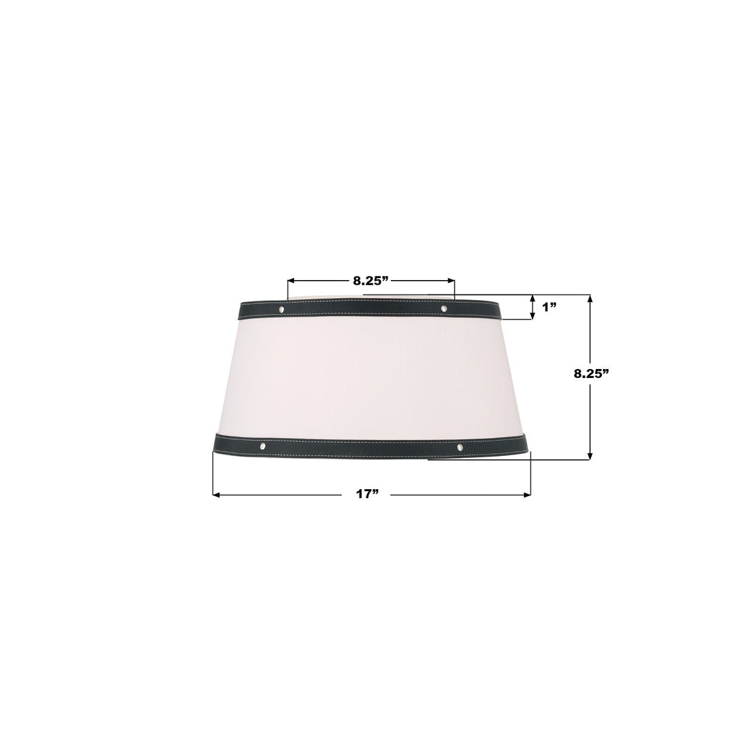 Crystorama - CAL-2400-PN - Three Light Flush Mount - Callahan - Polished Nickel