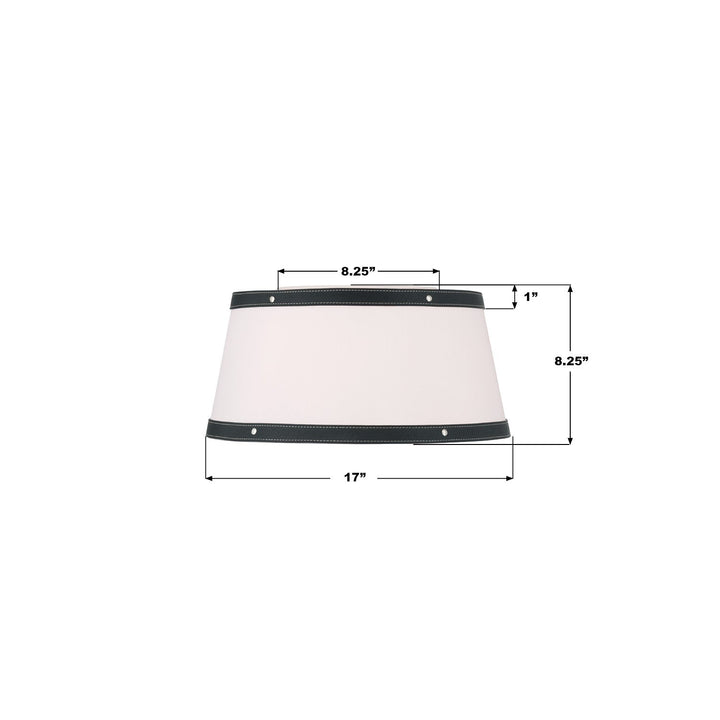 Crystorama - CAL-2400-PN - Three Light Flush Mount - Callahan - Polished Nickel