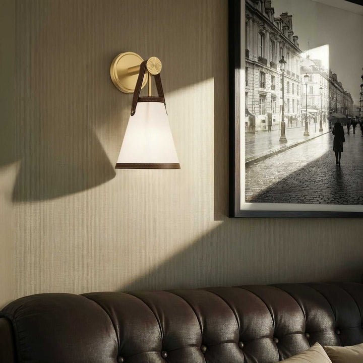 Crystorama - CAL-2401-LG - One Light Wall Sconce - Callahan - Luxe Gold