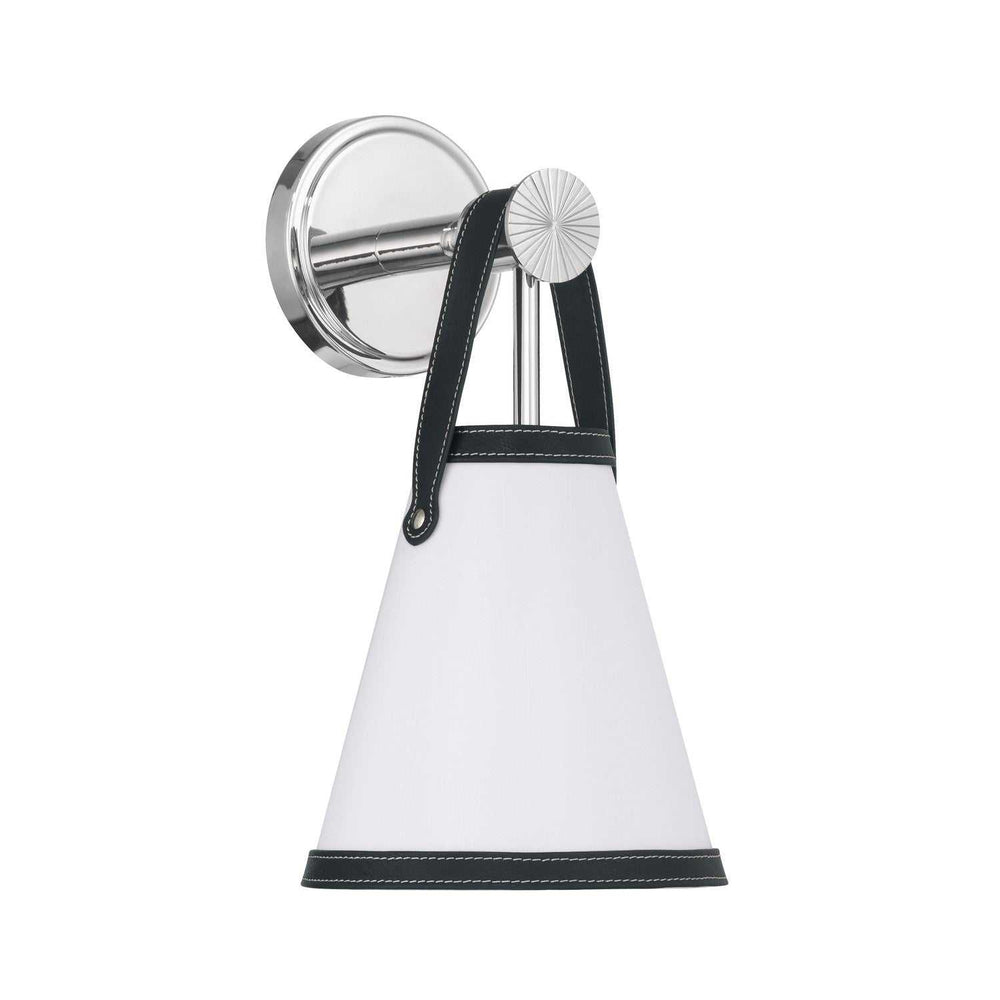 Callahan One Light Wall Sconce in Polished Nickel Crystorama