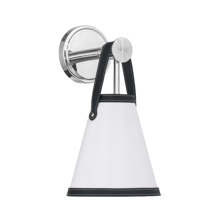 Callahan One Light Wall Sconce in Polished Nickel Crystorama