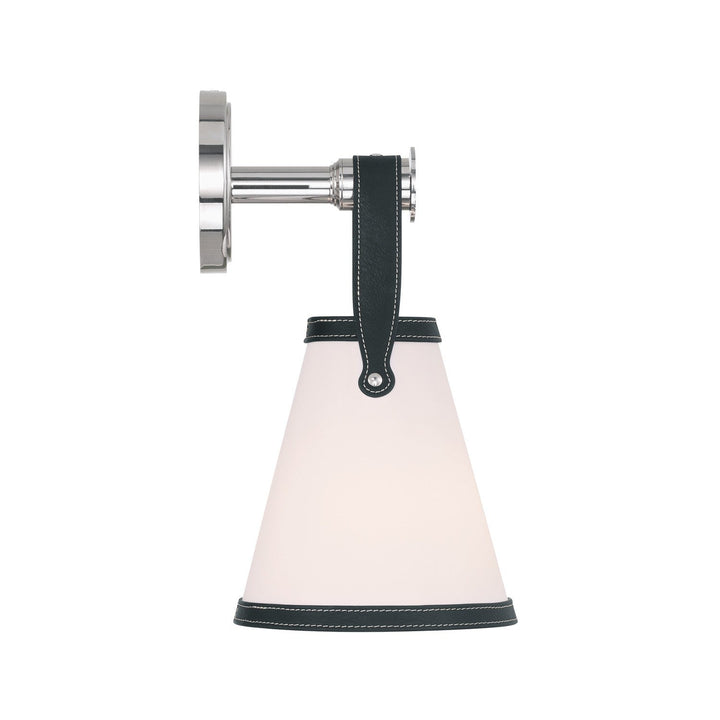 Callahan One Light Wall Sconce in Polished Nickel Crystorama