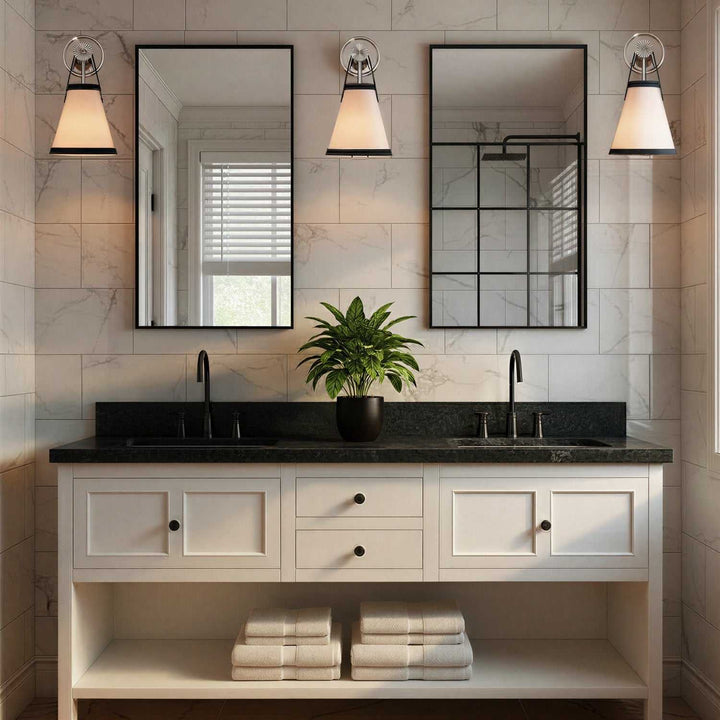 Callahan One Light Wall Sconce in Polished Nickel Crystorama