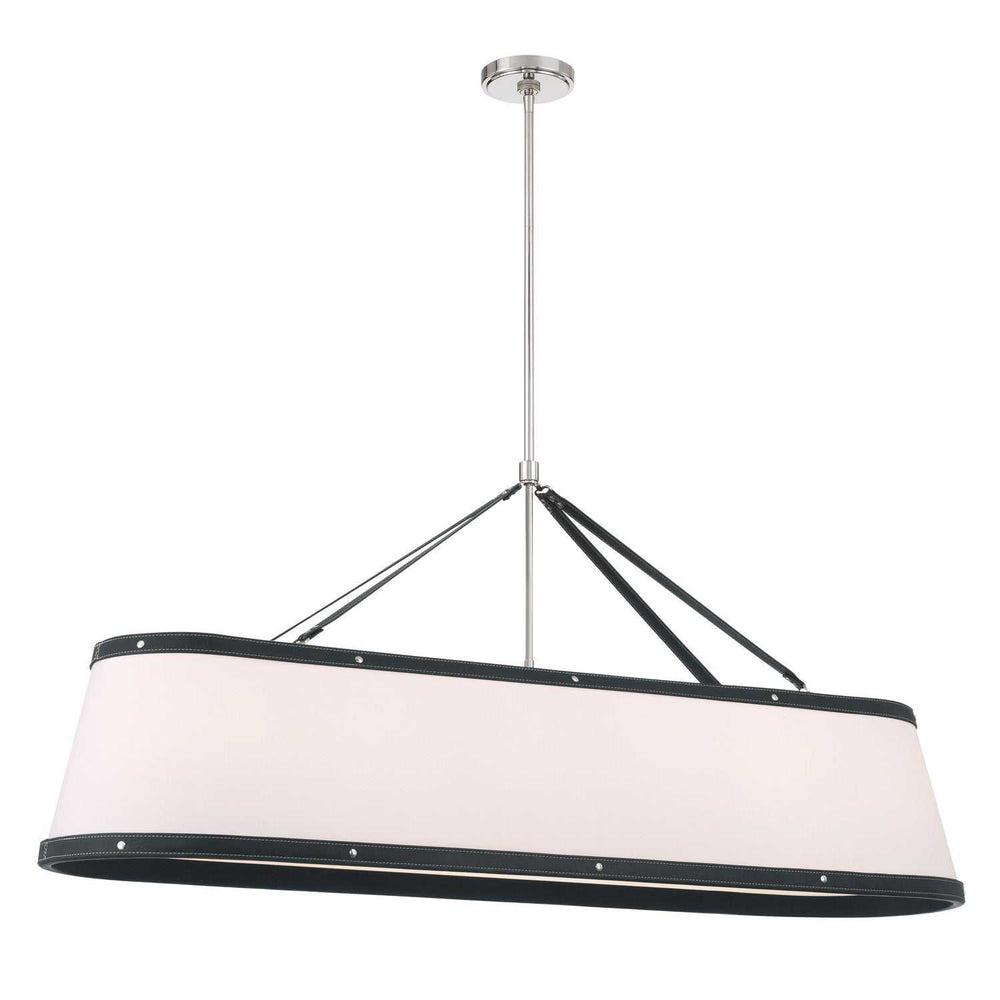 Crystorama - CAL-2407-PN - Six Light Chandelier - Callahan - Polished Nickel