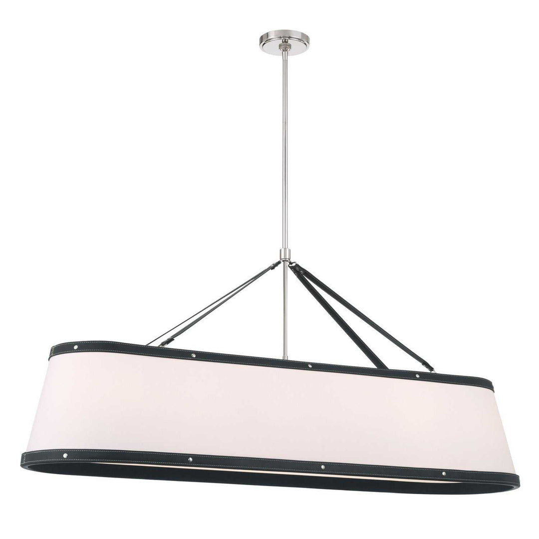 Crystorama - CAL-2407-PN - Six Light Chandelier - Callahan - Polished Nickel
