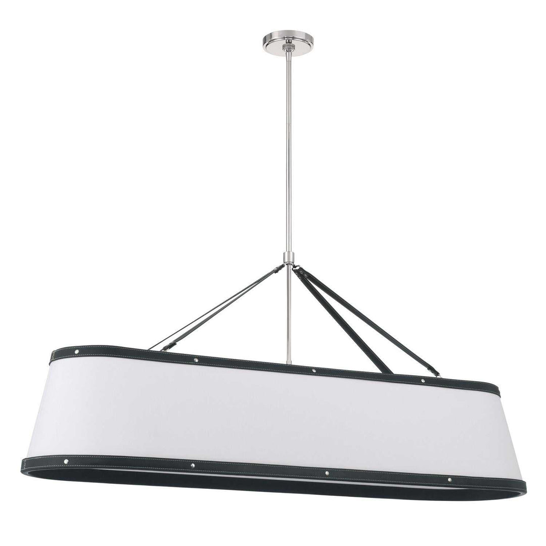 Crystorama - CAL-2407-PN - Six Light Chandelier - Callahan - Polished Nickel