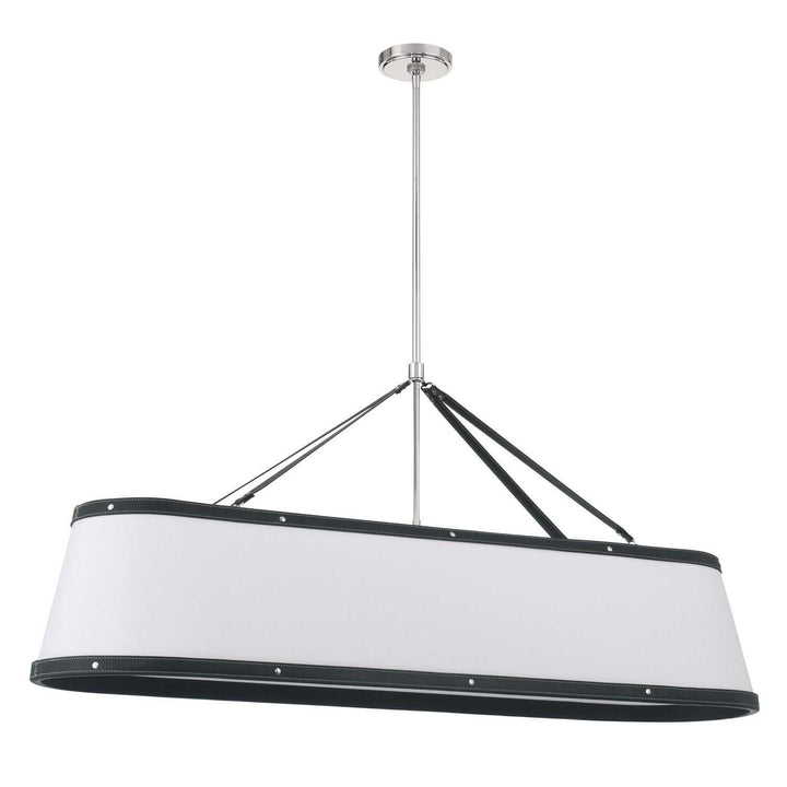 Crystorama - CAL-2407-PN - Six Light Chandelier - Callahan - Polished Nickel