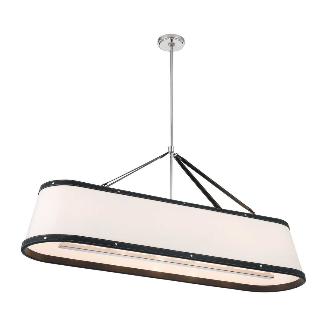 Crystorama - CAL-2407-PN - Six Light Chandelier - Callahan - Polished Nickel