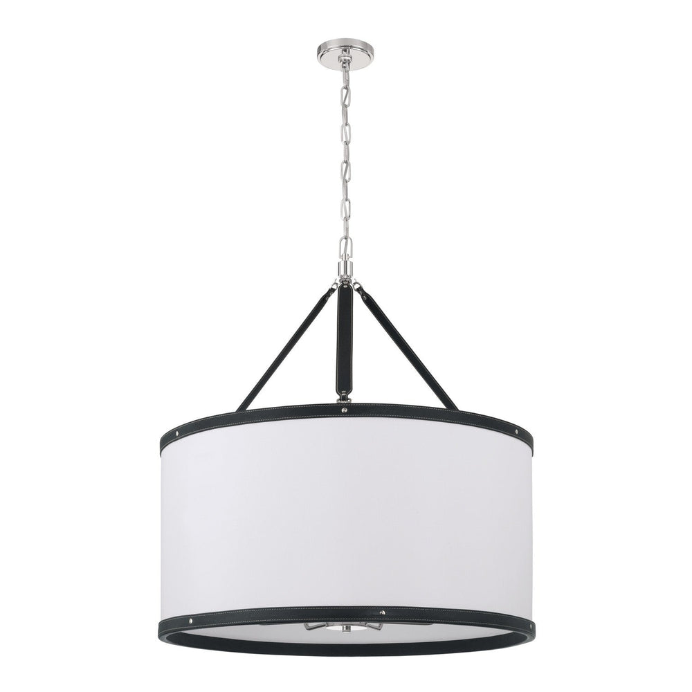 Callahan Eight Light Pendant in Polished Nickel Crystorama