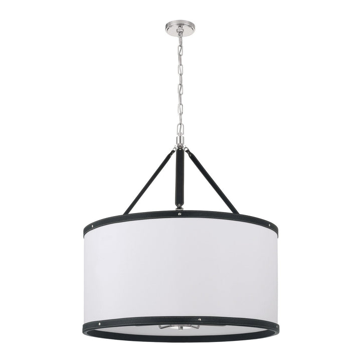Callahan Eight Light Pendant in Polished Nickel Crystorama