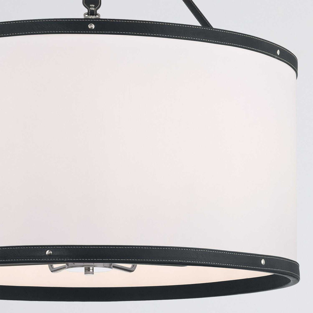 Callahan Eight Light Pendant in Polished Nickel Crystorama