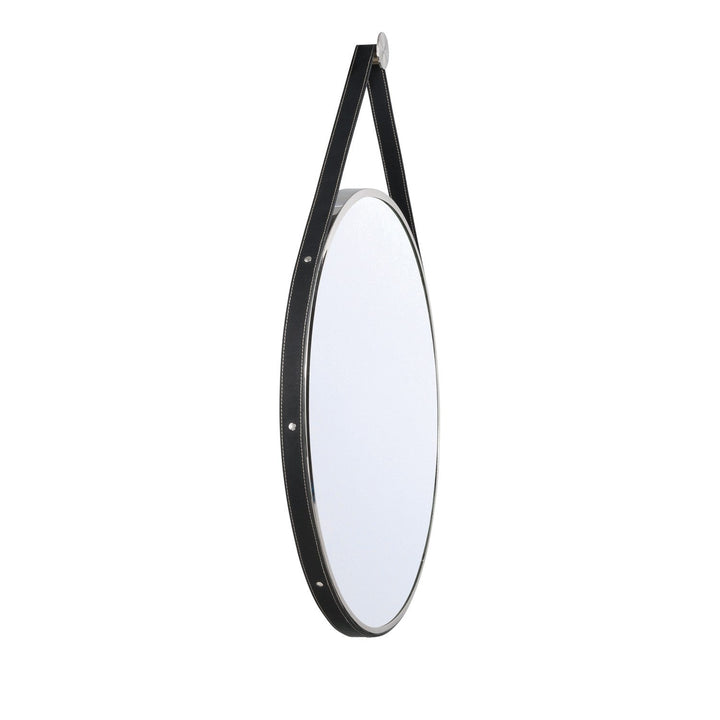 Callahan Mirror in Polished Nickel Crystorama