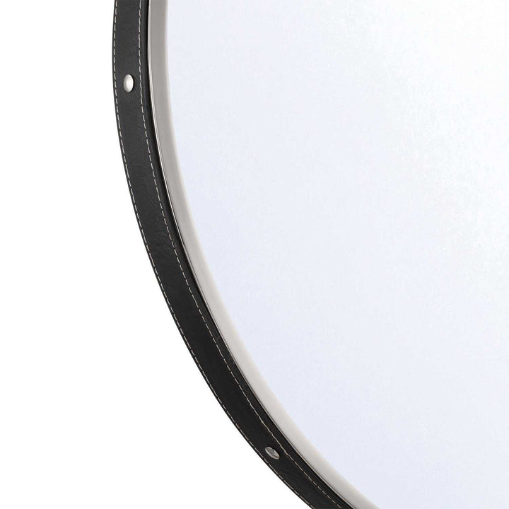 Callahan Mirror in Polished Nickel Crystorama