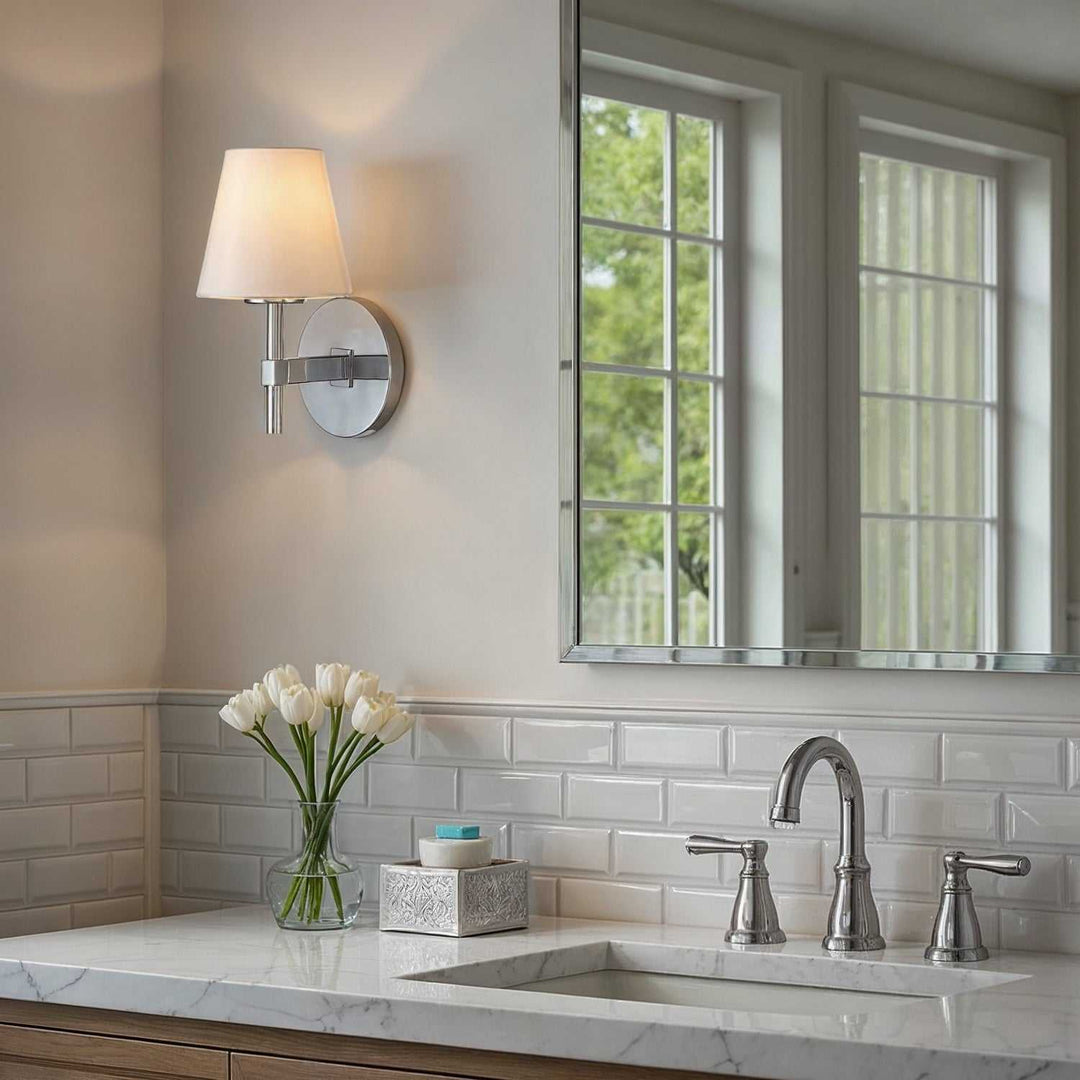 Crystorama - COL-201-CH - One Light Wall Sconce - Colton - Polished Chrome