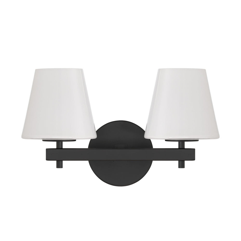 Crystorama - COL-202-BK - Two Light Wall Sconce - Colton - Black